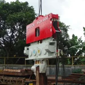 BRUCE SGV-400 Vibro Hammer Sheet Pile Driving