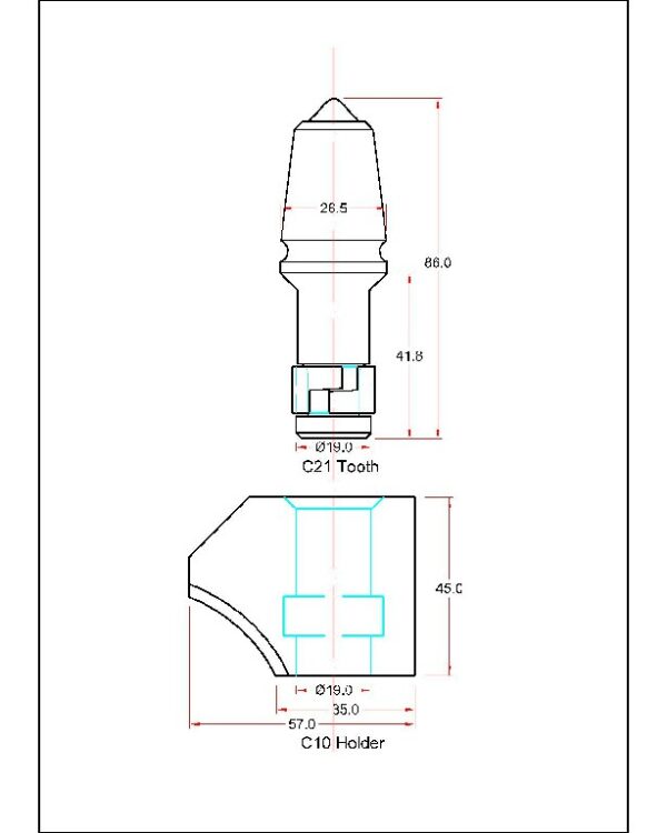 C21 Tooth & C10 Holder - Image 4