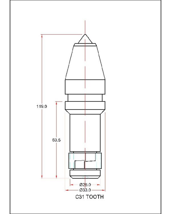C31 Tooth & C30 Holder - Image 2